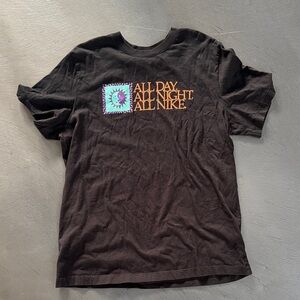 Nike Black T-Shirt with Vibrant Graphic